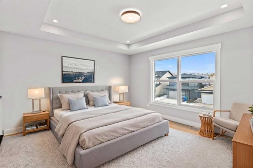 157 Vantage Drive, Cochrane, AB - Indoor Photo Showing Bedroom