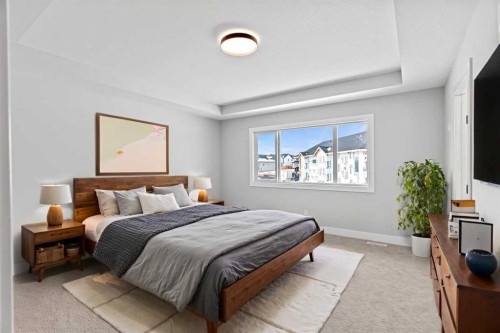 157 Vantage Drive, Cochrane, AB - Indoor Photo Showing Bedroom