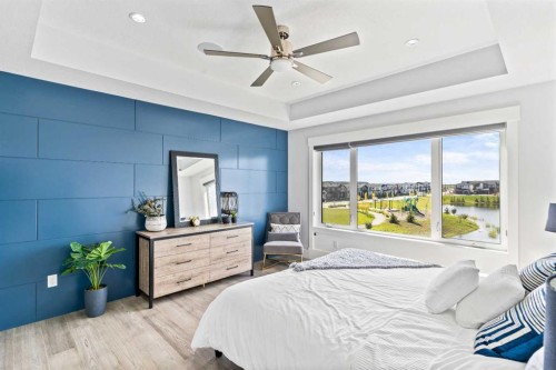 16 Sunvalley View, Cochrane, AB - Indoor Photo Showing Bedroom