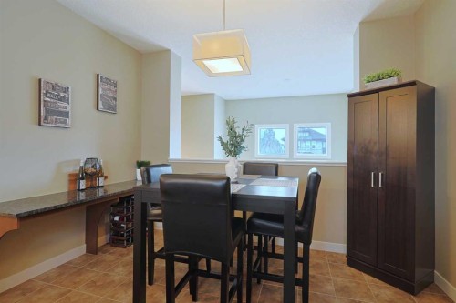 505 Evanston Square Nw, Calgary, AB - Indoor Photo Showing Dining Room