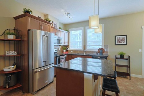 505 Evanston Square Nw, Calgary, AB - Indoor Photo Showing Kitchen With Stainless Steel Kitchen