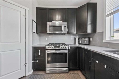 9121 52 Street Ne, Calgary, AB - Indoor Photo Showing Kitchen With Upgraded Kitchen