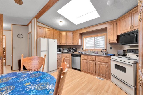 254 Erin Woods Circle Se, Calgary, AB - Indoor Photo Showing Kitchen With Double Sink