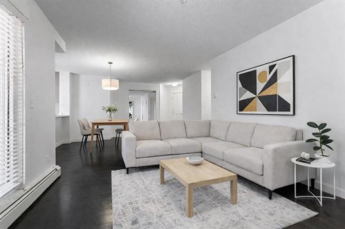 2117-240 Skyview Ranch Road Ne, Calgary, AB - Indoor Photo Showing Living Room