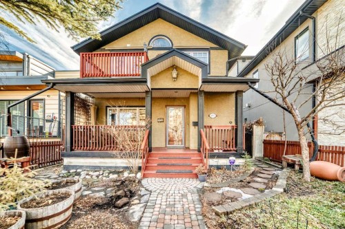452 13 Street Nw, Calgary, AB - Outdoor With Deck Patio Veranda