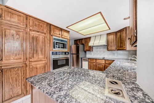 280-4037 42 Street Nw, Calgary, AB - Indoor Photo Showing Kitchen With Stainless Steel Kitchen With Upgraded Kitchen