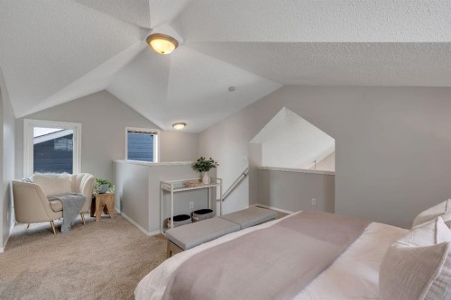 41 Saddlefield Drive Ne, Calgary, AB - Indoor Photo Showing Bedroom