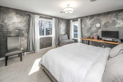 5 Panatella Square Nw, Calgary, AB - Indoor Photo Showing Bedroom