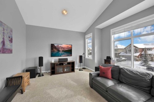 629 Marina Drive, Chestermere, AB - Indoor Photo Showing Living Room