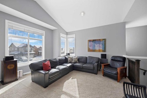 629 Marina Drive, Chestermere, AB - Indoor Photo Showing Living Room