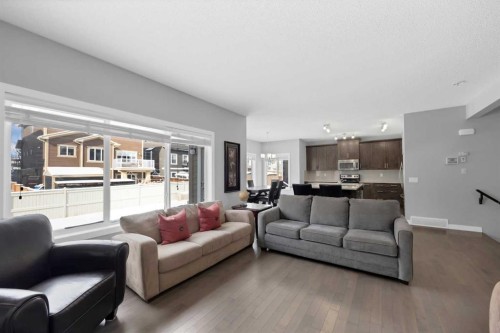 629 Marina Drive, Chestermere, AB - Indoor Photo Showing Living Room
