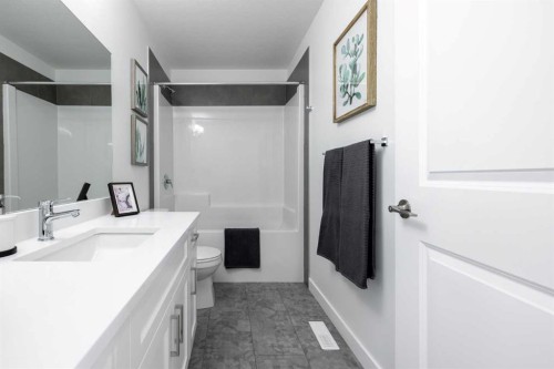 300 Edgefield Close, Strathmore, AB - Indoor Photo Showing Bathroom
