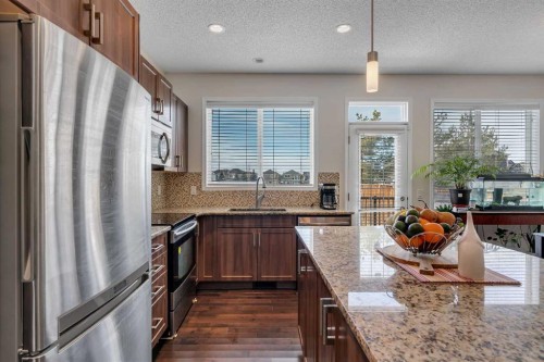 245 Auburn Crest Way Se, Calgary, AB - Indoor Photo Showing Kitchen With Stainless Steel Kitchen With Upgraded Kitchen