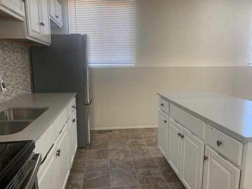 5805 56 Avenue, Red Deer, AB - Indoor Photo Showing Kitchen With Double Sink