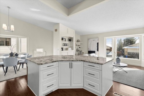 56 Hawkcliff Way Nw, Calgary, AB - Indoor Photo Showing Kitchen With Upgraded Kitchen