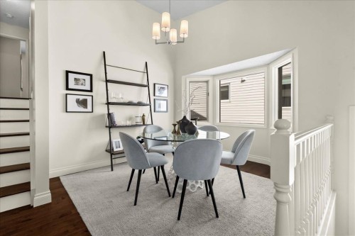 56 Hawkcliff Way Nw, Calgary, AB - Indoor Photo Showing Dining Room