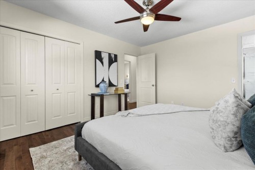 56 Hawkcliff Way Nw, Calgary, AB - Indoor Photo Showing Bedroom