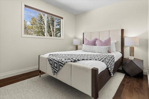 56 Hawkcliff Way Nw, Calgary, AB - Indoor Photo Showing Bedroom