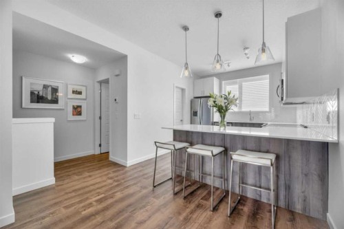 337-301 Redstone Boulevard Ne, Calgary, AB - Indoor Photo Showing Kitchen With Upgraded Kitchen