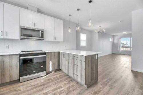 337-301 Redstone Boulevard Ne, Calgary, AB - Indoor Photo Showing Kitchen With Upgraded Kitchen