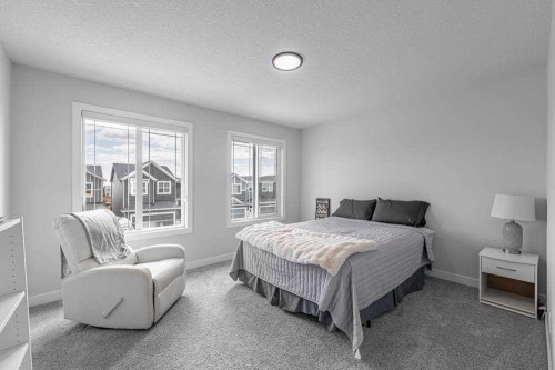 178 Creekstone Path Sw, Calgary, AB - Indoor Photo Showing Bedroom