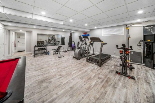 209 Sandpiper Crescent, Chestermere, AB - Indoor Photo Showing Gym Room