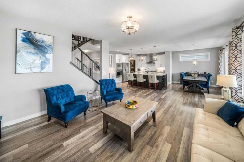 209 Sandpiper Crescent, Chestermere, AB - Indoor Photo Showing Living Room