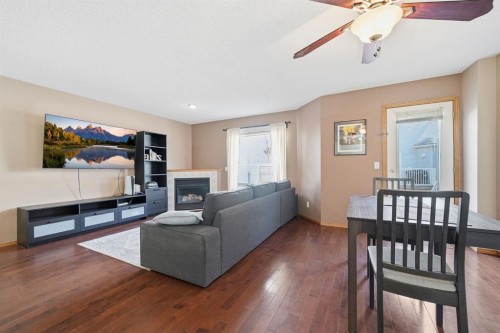 94 Mt Aberdeen Manor Se, Calgary, AB - Indoor With Fireplace