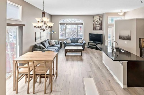 119 Mt Aberdeen Close Se, Calgary, AB - Indoor Photo Showing Living Room