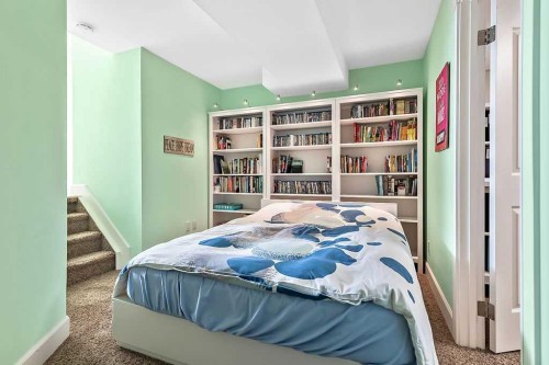 119 Mt Aberdeen Close Se, Calgary, AB - Indoor Photo Showing Bedroom