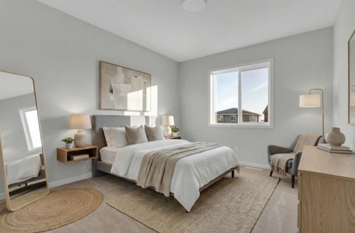 15 Corner Glen Drive Ne, Calgary, AB - Indoor Photo Showing Bedroom