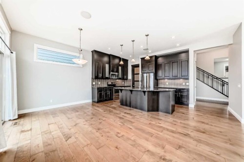 7904 Masters Boulevard Se, Calgary, AB - Indoor Photo Showing Kitchen With Upgraded Kitchen