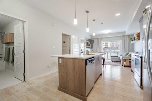 112-20 Seton Park Se, Calgary, AB - Indoor Photo Showing Kitchen With Upgraded Kitchen