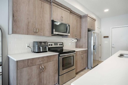 112-20 Seton Park Se, Calgary, AB - Indoor Photo Showing Kitchen