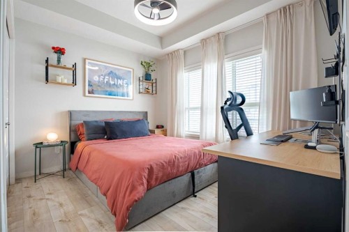 112-20 Seton Park Se, Calgary, AB - Indoor Photo Showing Bedroom