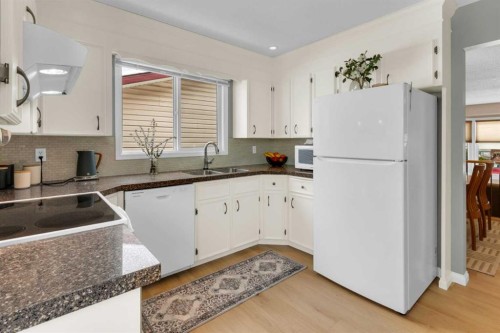 4640 Rundlehill Road Ne, Calgary, AB - Indoor Photo Showing Kitchen With Double Sink