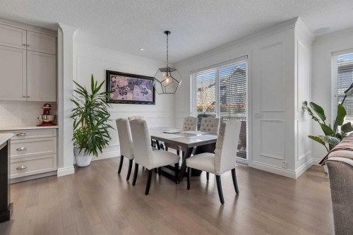 393 Evansborough Way Nw, Calgary, AB - Indoor Photo Showing Dining Room