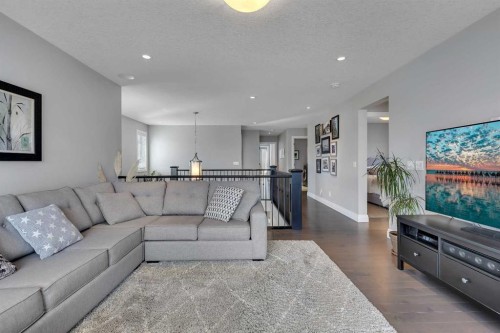 393 Evansborough Way Nw, Calgary, AB - Indoor Photo Showing Living Room