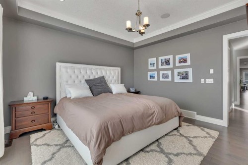 393 Evansborough Way Nw, Calgary, AB - Indoor Photo Showing Bedroom