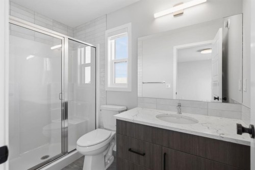 151 Ellen Road, Crossfield, AB - Indoor Photo Showing Bathroom