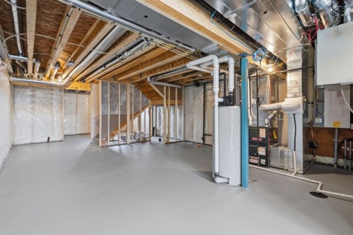 151 Ellen Road, Crossfield, AB - Indoor Photo Showing Basement