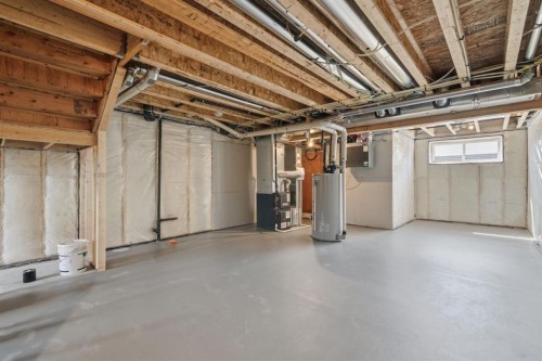 151 Ellen Road, Crossfield, AB - Indoor Photo Showing Basement