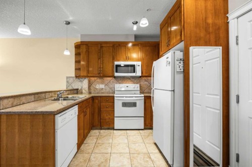 6309-14 Hemlock Crescent Sw, Calgary, AB - Indoor Photo Showing Kitchen With Double Sink