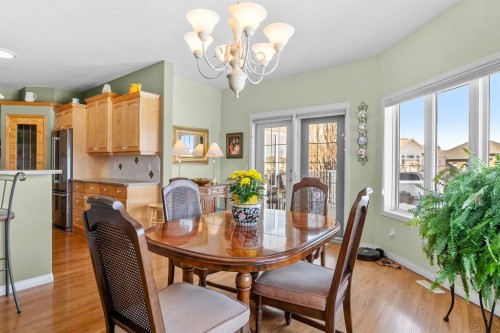35 Lake Ridge, Olds, AB - Indoor Photo Showing Dining Room