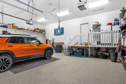 35 Lake Ridge, Olds, AB - Indoor Photo Showing Garage