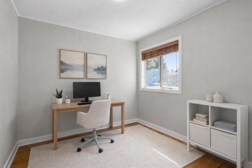 6112 Buckthorn Road Nw, Calgary, AB - Indoor Photo Showing Office