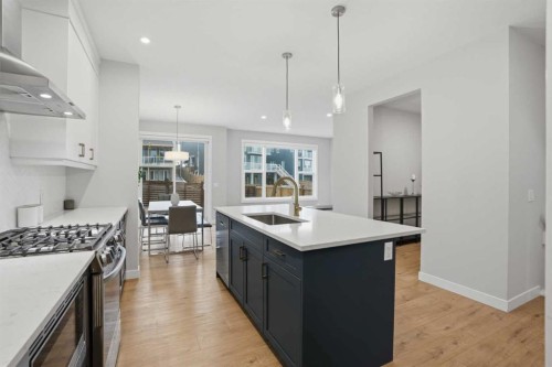 61 Calhoun Crescent Ne, Calgary, AB - Indoor Photo Showing Kitchen With Upgraded Kitchen