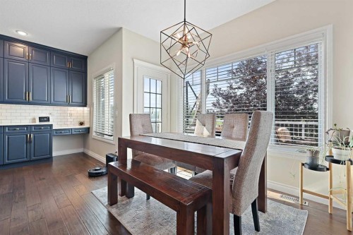739 Cimarron Close, Okotoks, AB - Indoor Photo Showing Dining Room