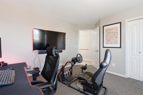283 Springmere Link, Chestermere, AB - Indoor Photo Showing Gym Room