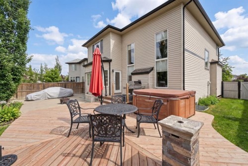 283 Springmere Link, Chestermere, AB - Outdoor With Deck Patio Veranda With Exterior